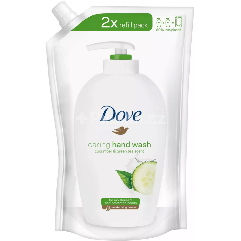 Tekuté mýdlo Dove Cucumber & Green tea - náhradní náplň