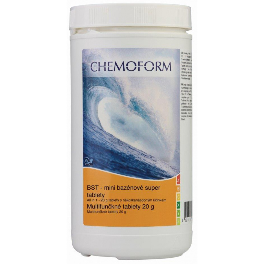Levně Chemoform bazénové super tablety (BST) - 1 kg (50 ks 20g tablet)