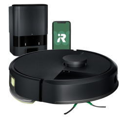 Robotický vysavač s mopem iRobot Roomba 105 Combo + AutoEmpty dock - black