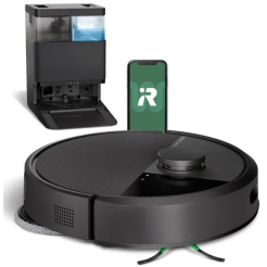 Robotický vysavač s mopem iRobot Roomba Plus 405 Combo + AutoWash dock - black