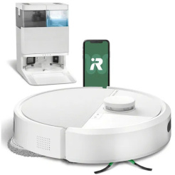 Robotický vysavač s mopem iRobot Roomba Plus 405 Combo + AutoWash dock - white