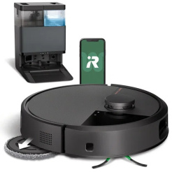Robotický vysavač s mopem iRobot Roomba Plus 505 Combo + AutoWash dock - black