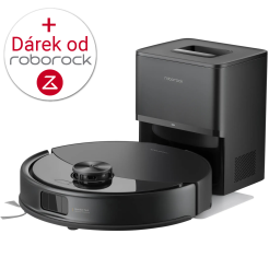 Robotický vysavač s mopem Roborock Q10 VF+ - black + DÁREK ZDARMA
