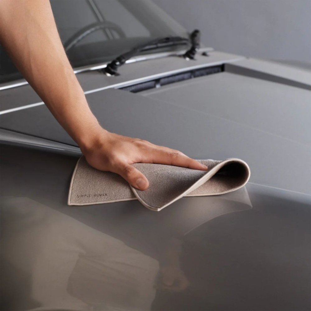 Simplehuman čistící utěrka z mikrovlákna - šedá | roboticky-vysavac.cz