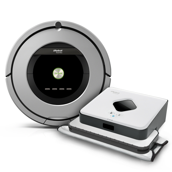 Set iRobot Roomba 886 + Braava 390