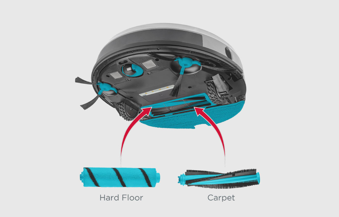 Concept VR3120 2v1 Perfect Clean Laser - Přizpůsobí se vaší domácnosti