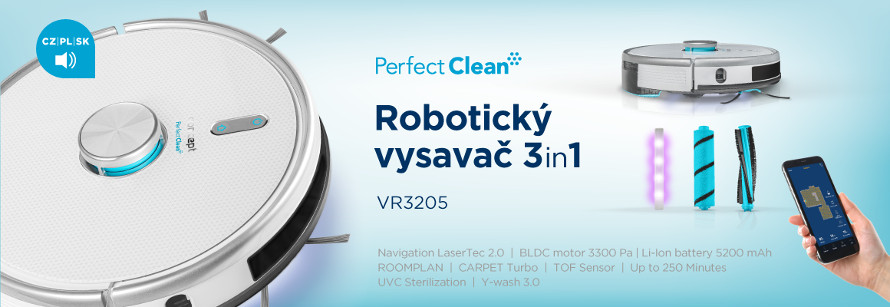 Concept VR3205 3v1 Perfect Clean Laser UVC představení