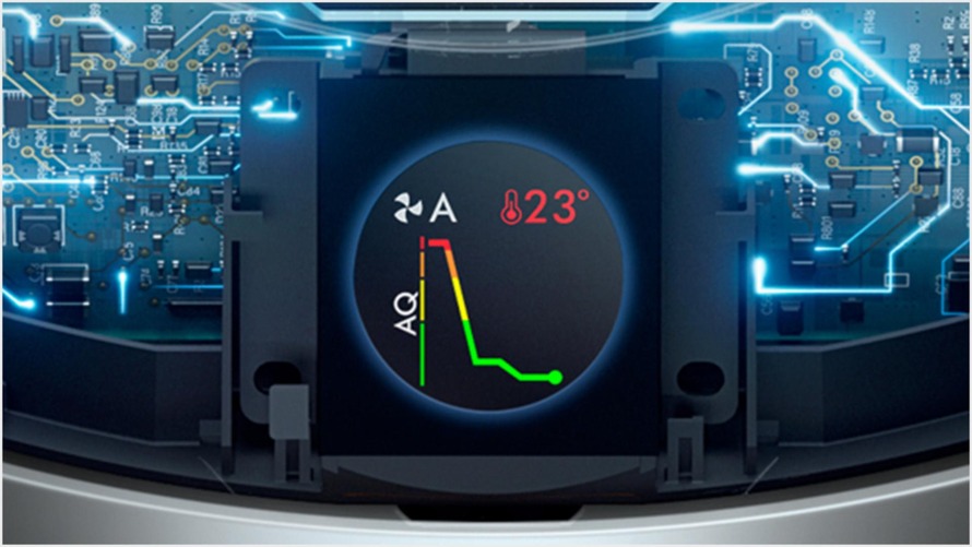 Snímá a automaticky hlásí Dyson Purifier Hot+Cool AutoReact HP7A