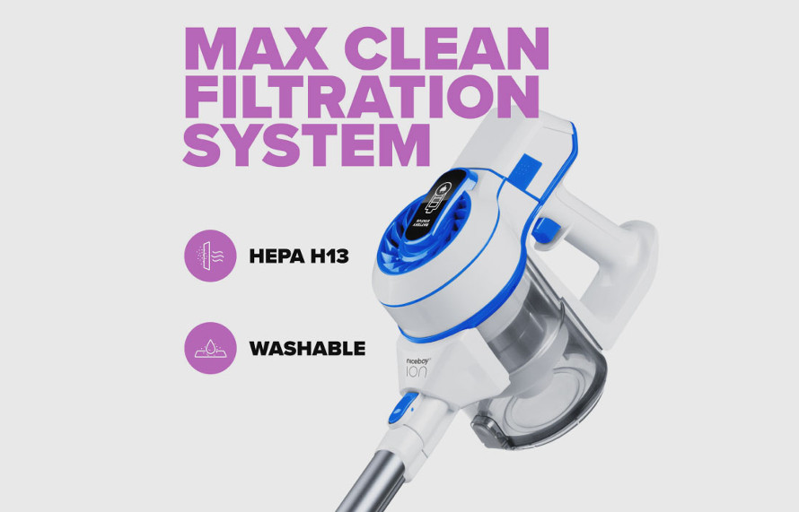 Niceboy ION Hurricane H5 Špičkový systém HEPA filtrace zatočí s alergeny i roztoči