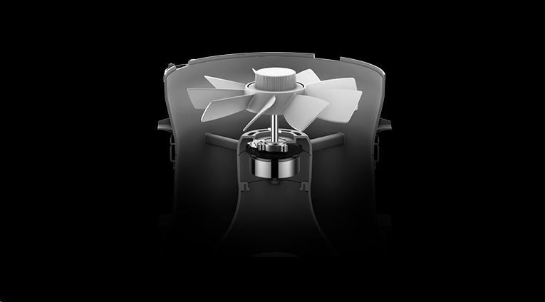 Xiaomi smart air purifier 4 pro aerodynamický systém