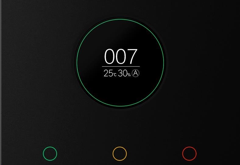 Xiaomi smart air purifier 3h indikátor displeje